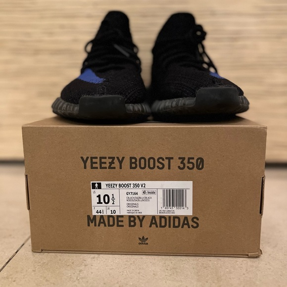 Yeezy Adidas Boost 350 V2 Dazzling Blue - Picture 4 of 5